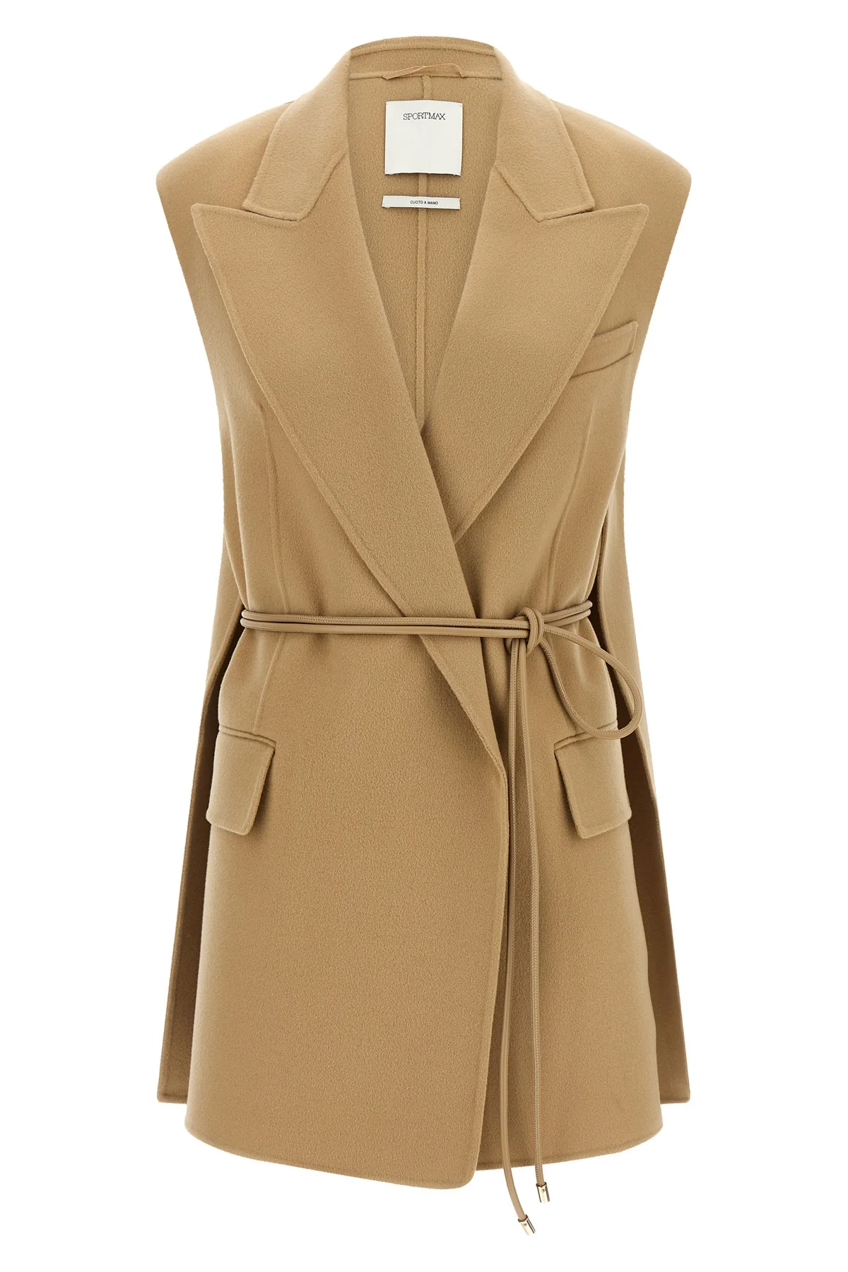 the sportmax spxrapido blazer redefines the codes of tailoring through a sleev