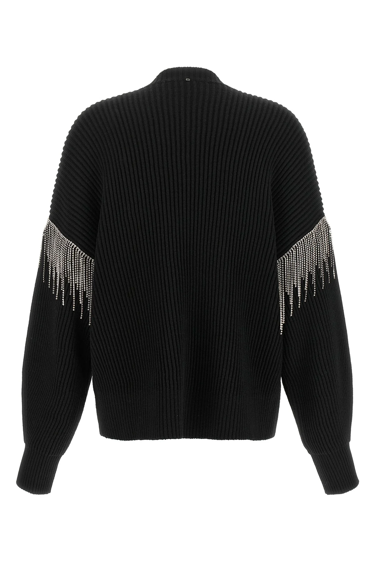 SPORTMAX S the sportmax spxpagine cardigan in pure virgin wool is distinguished by a modu