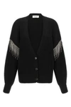 the sportmax spxpagine cardigan in pure virgin wool is distinguished by a modu