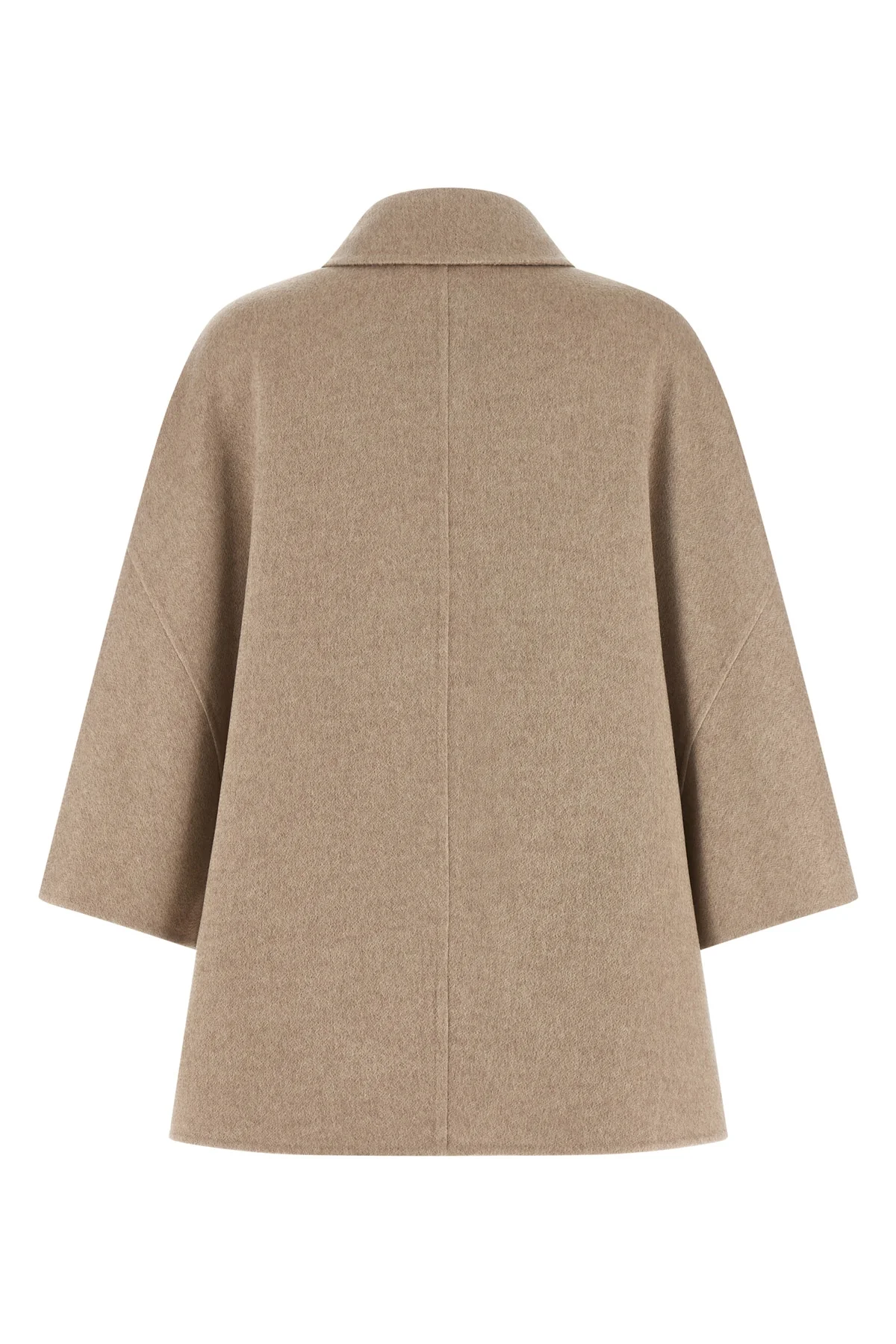 MAX MARA M the max mara ospite cape redefines the volumes of outerwear through a flared sil