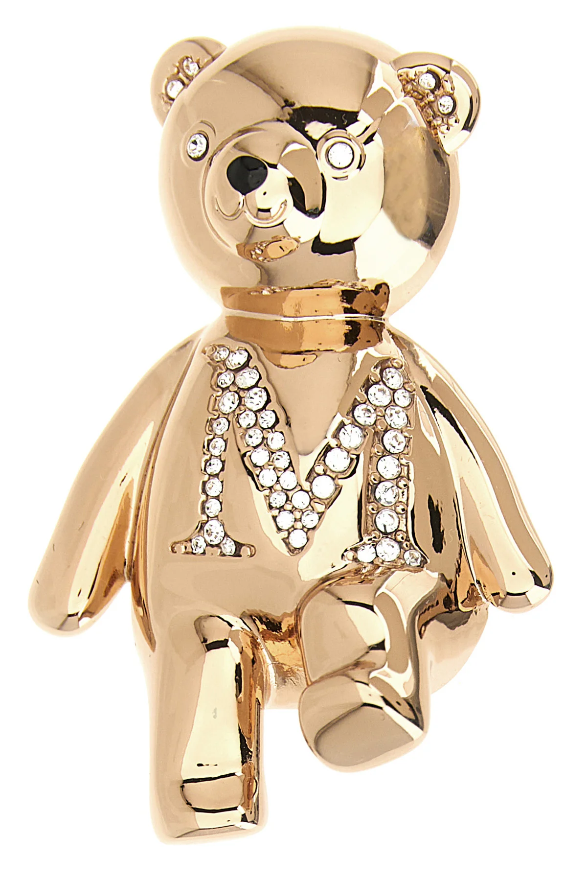 MAX MARA OS the max mara brooch in the shape of a bear defines a precious aesthetic through