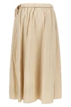 the weekend max mara briose midi skirt features a flared silhouette defined by