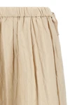 the weekend max mara briose midi skirt features a flared silhouette defined by