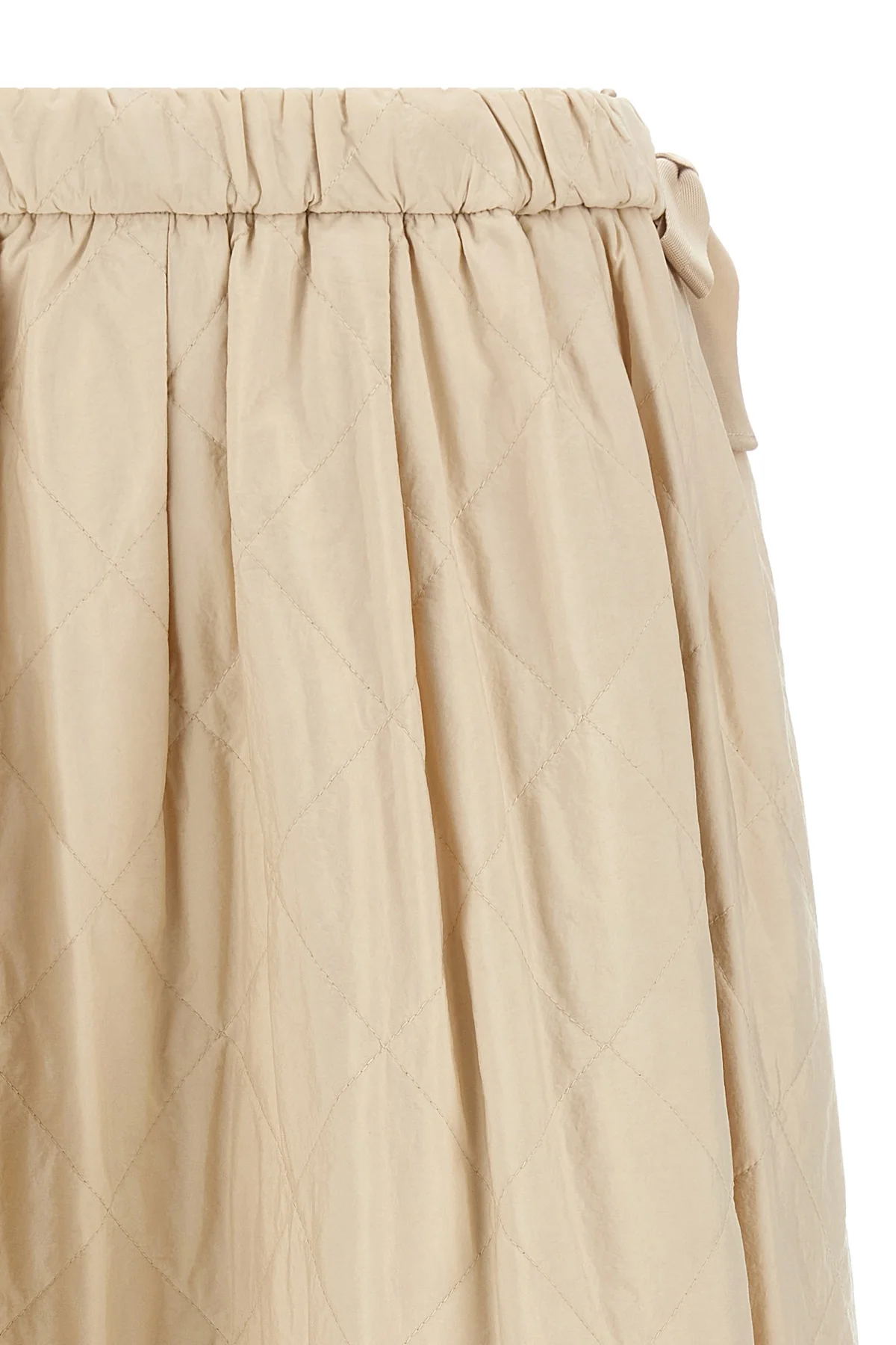 the weekend max mara briose midi skirt features a flared silhouette defined by