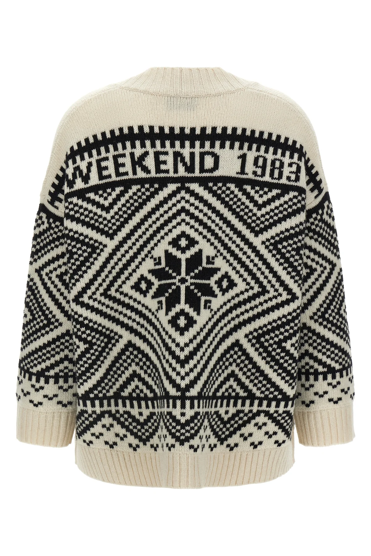 the weekend max mara belgio cardigan features an oversized silhouette