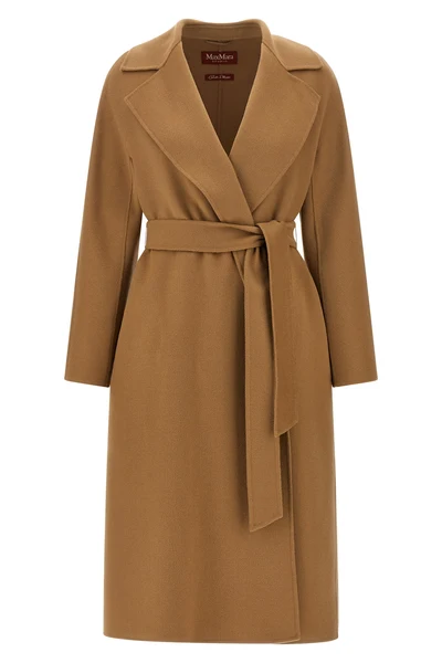 the max mara studio cles robe coat defines timeless sartorial elegance through a