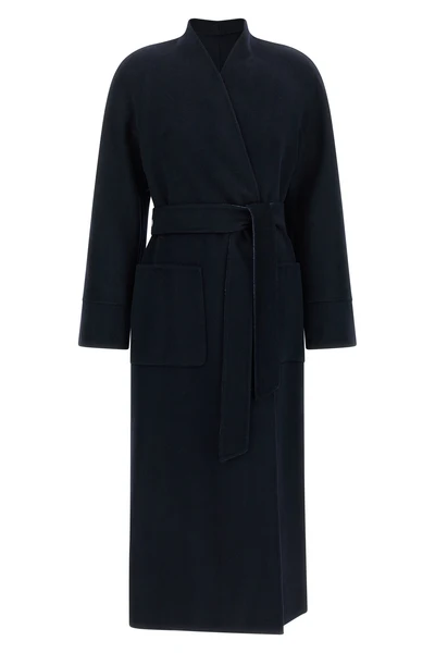 the max mara studio nodo coat redefines the concept of outerwear through a sop