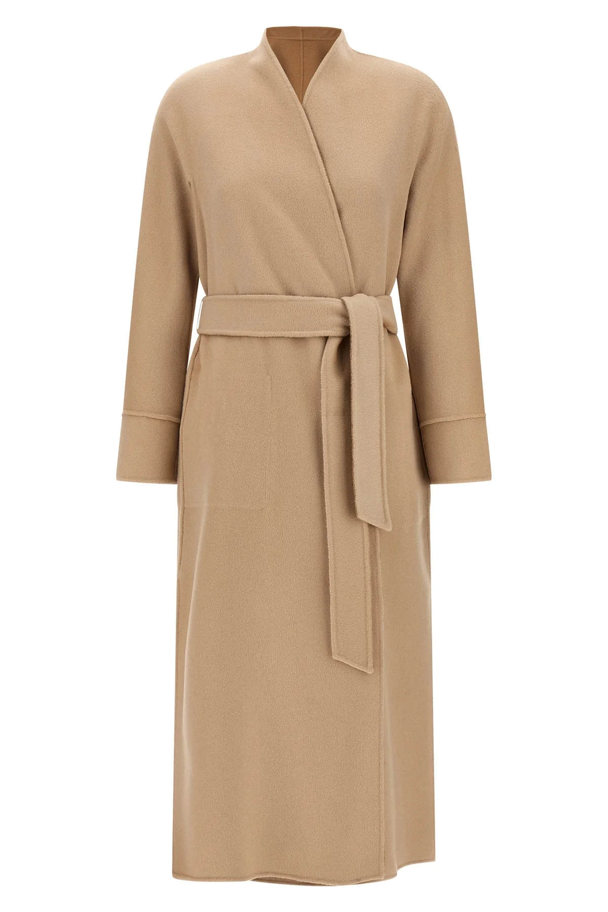 MAX MARA STUDIO 38 the max mara studio nodo coat defines sartorial outerwear through a reversible c