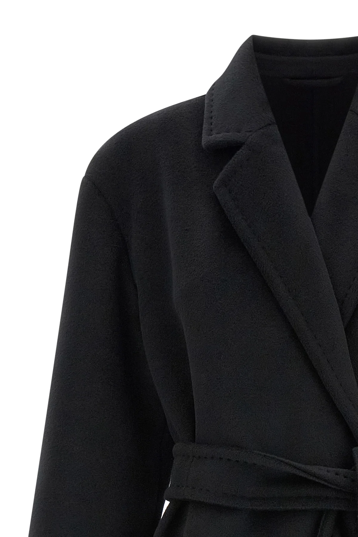 the max mara studio giambo coat defines luxury outerwear through an enveloping
