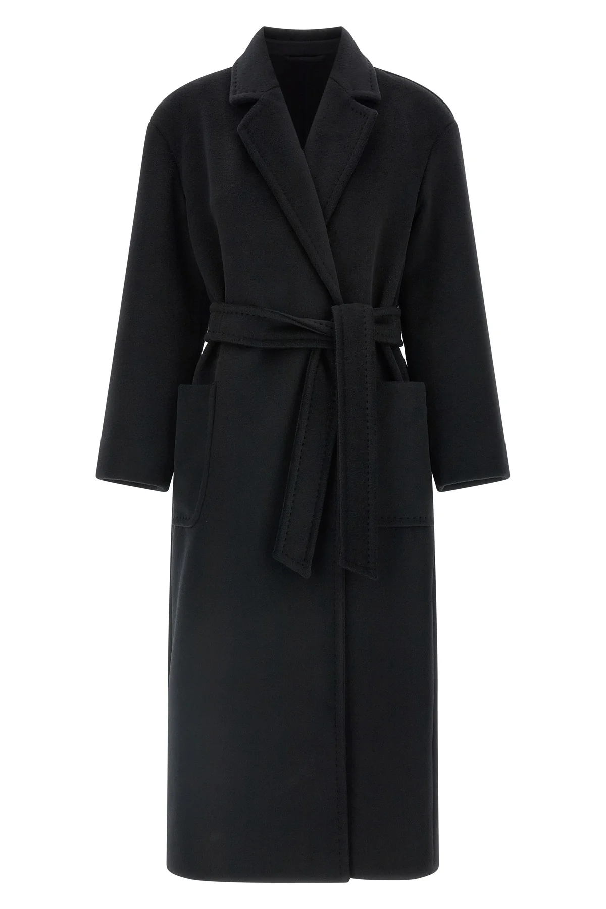 the max mara studio giambo coat defines luxury outerwear through an enveloping