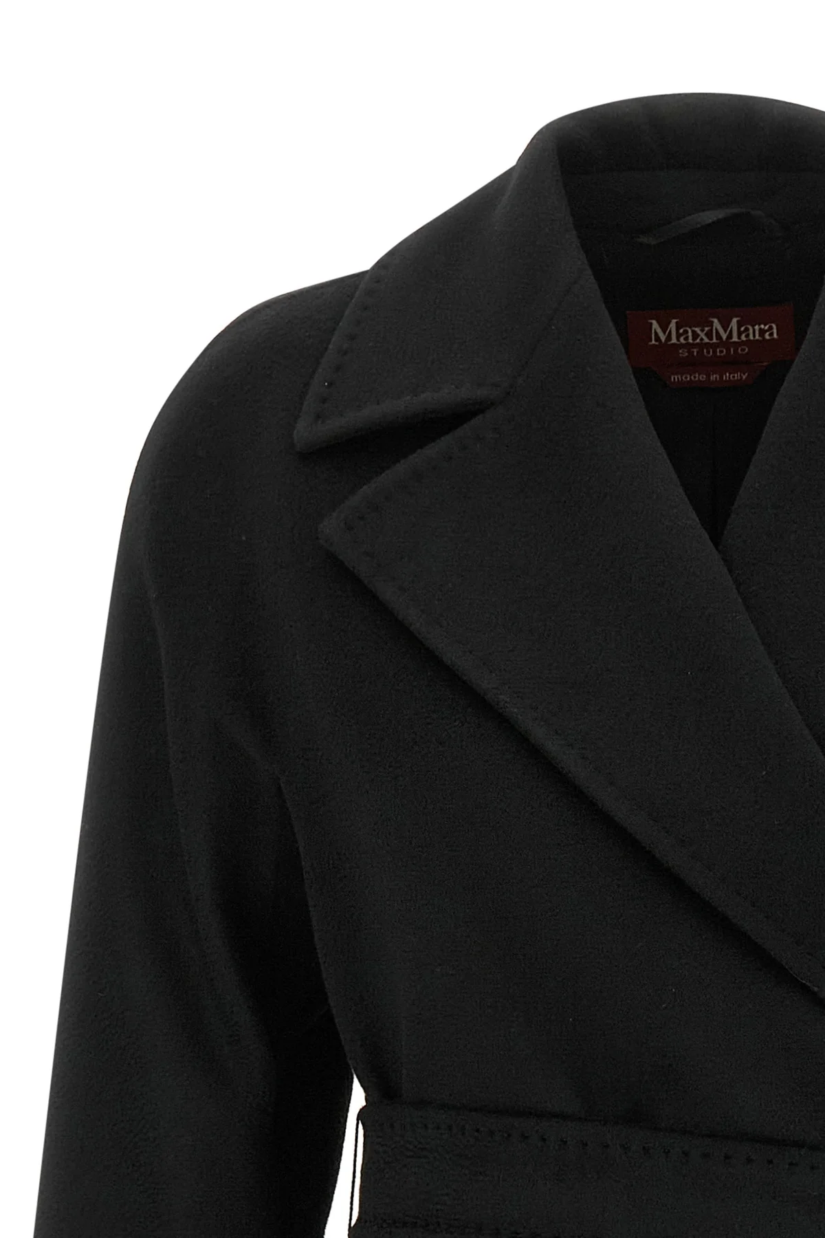 the max mara studio ravenna coat defines sartorial elegance through an envelop