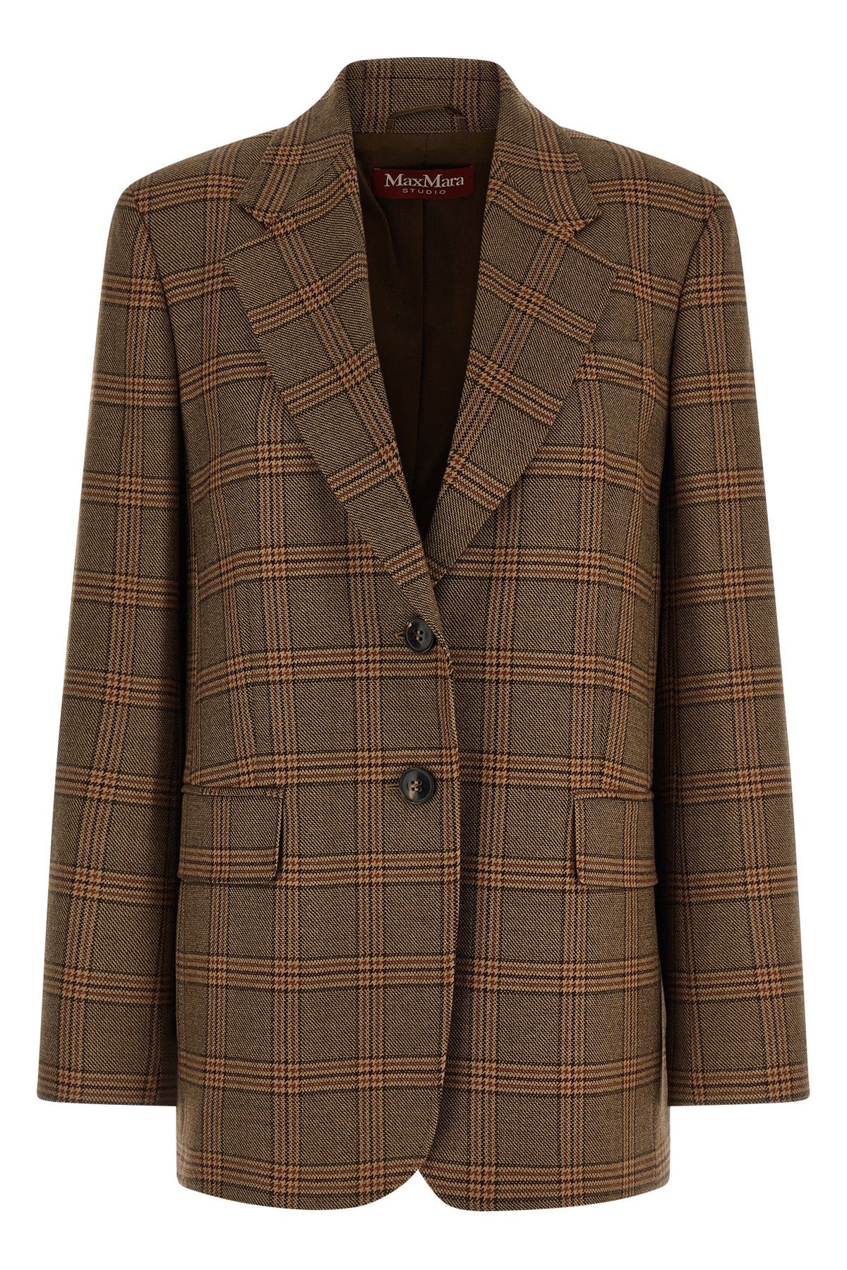 MAX MARA STUDIO 38 the max mara studio mstalca blazer in pure wool defines a rigorous and timeles