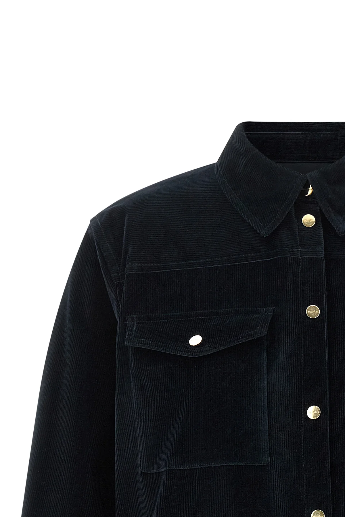 the max mara studio shirt jacket redefines casual aesthetics through rigorous sa