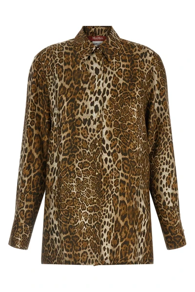 the max mara studio mstaffari shirt is made of pure silk twill