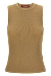 the max mara studio mstsante top defines the silhouette through a precise ribbed
