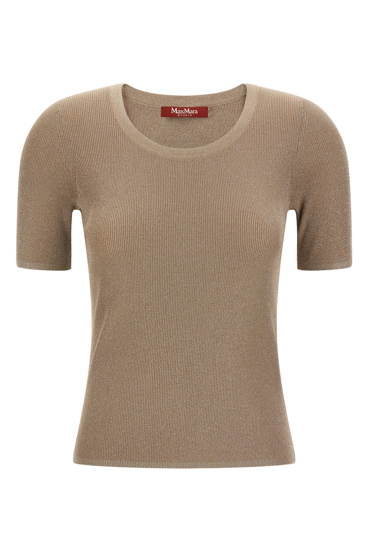 MAX MARA STUDIO L the max mara studio mstsequoia t-shirt redefines everyday elegance through an