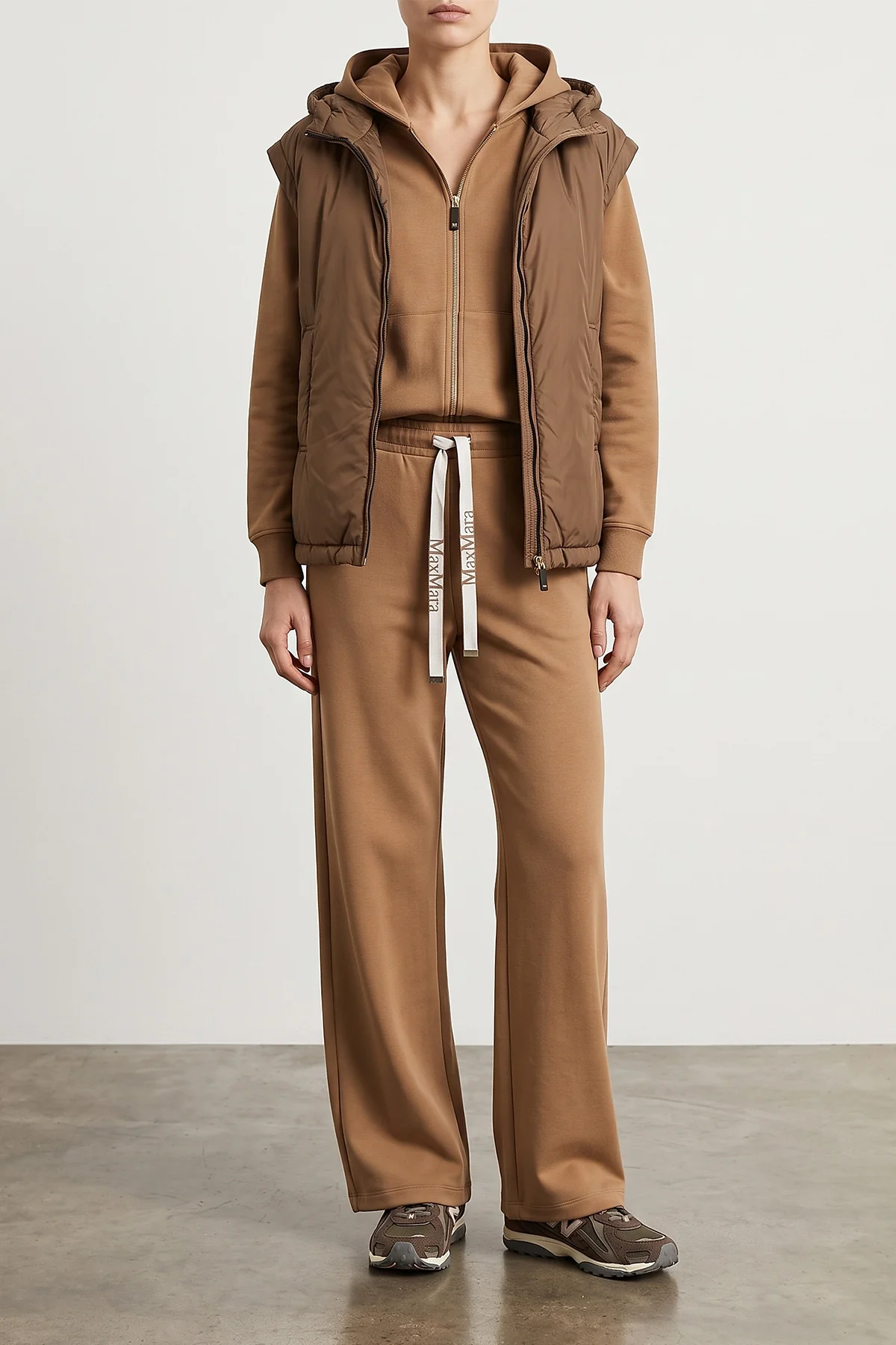 the wide pants s max mara model smmbali sets a new standard for luxury loungewe