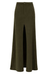 linzi long skirt in wool and cashmere blend knit