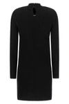 the black twinset ribbed knit mini dress redefines everyday elegance through an