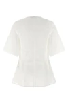 the toteme tailored top establishes a precise sartorial foundation through its