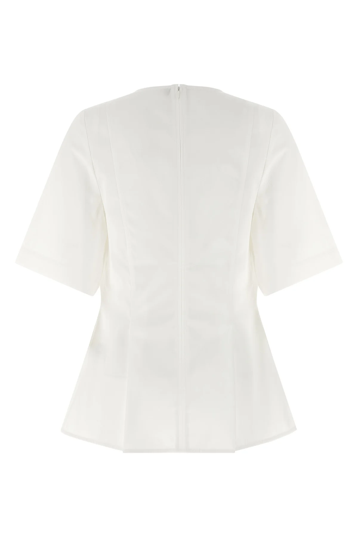 the toteme tailored top establishes a precise sartorial foundation through its