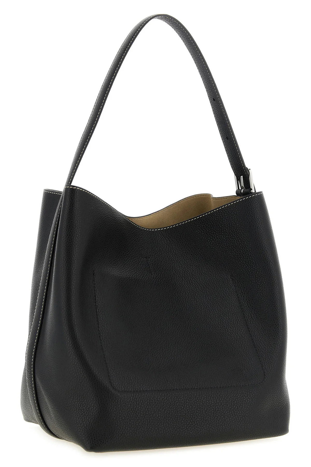 TOTEME OS the toteme medium belted shoulder bag in grained leather tote is distinguished b