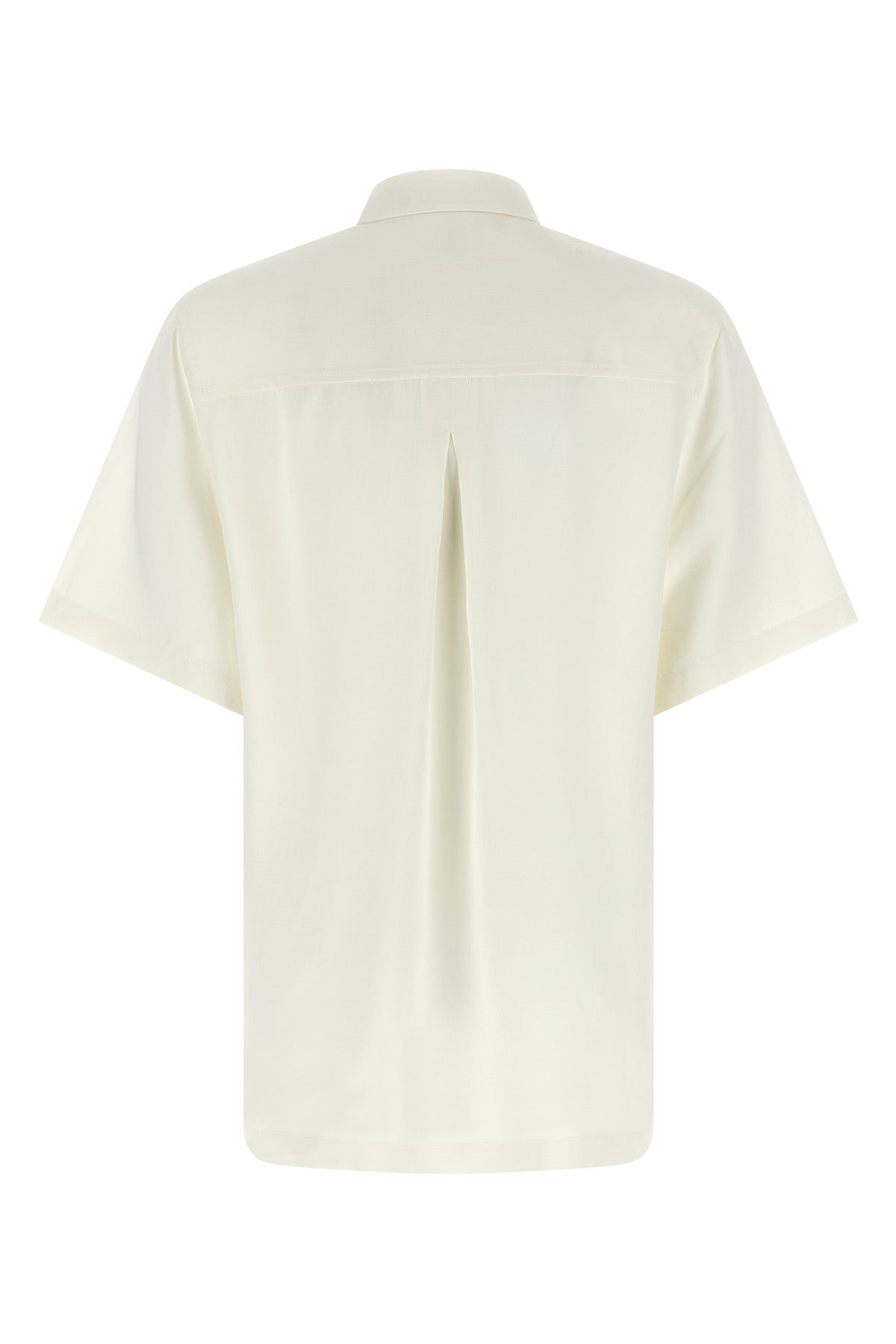 TOTEME 32 fluid polo shirt in wool and viscose blend