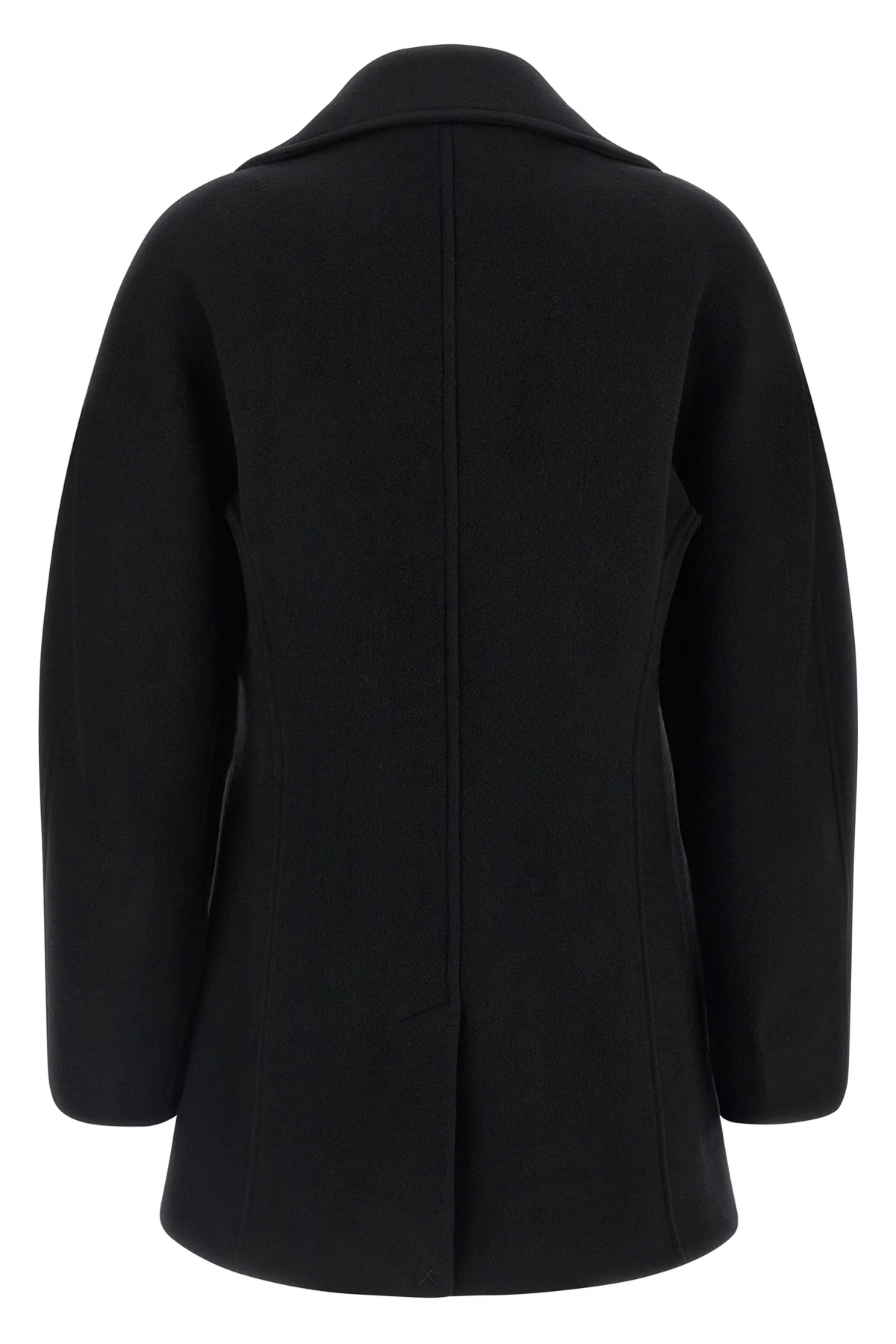 TOTEME 34 the toteme rounded peacoat coat redefines the outerwear through precise architec