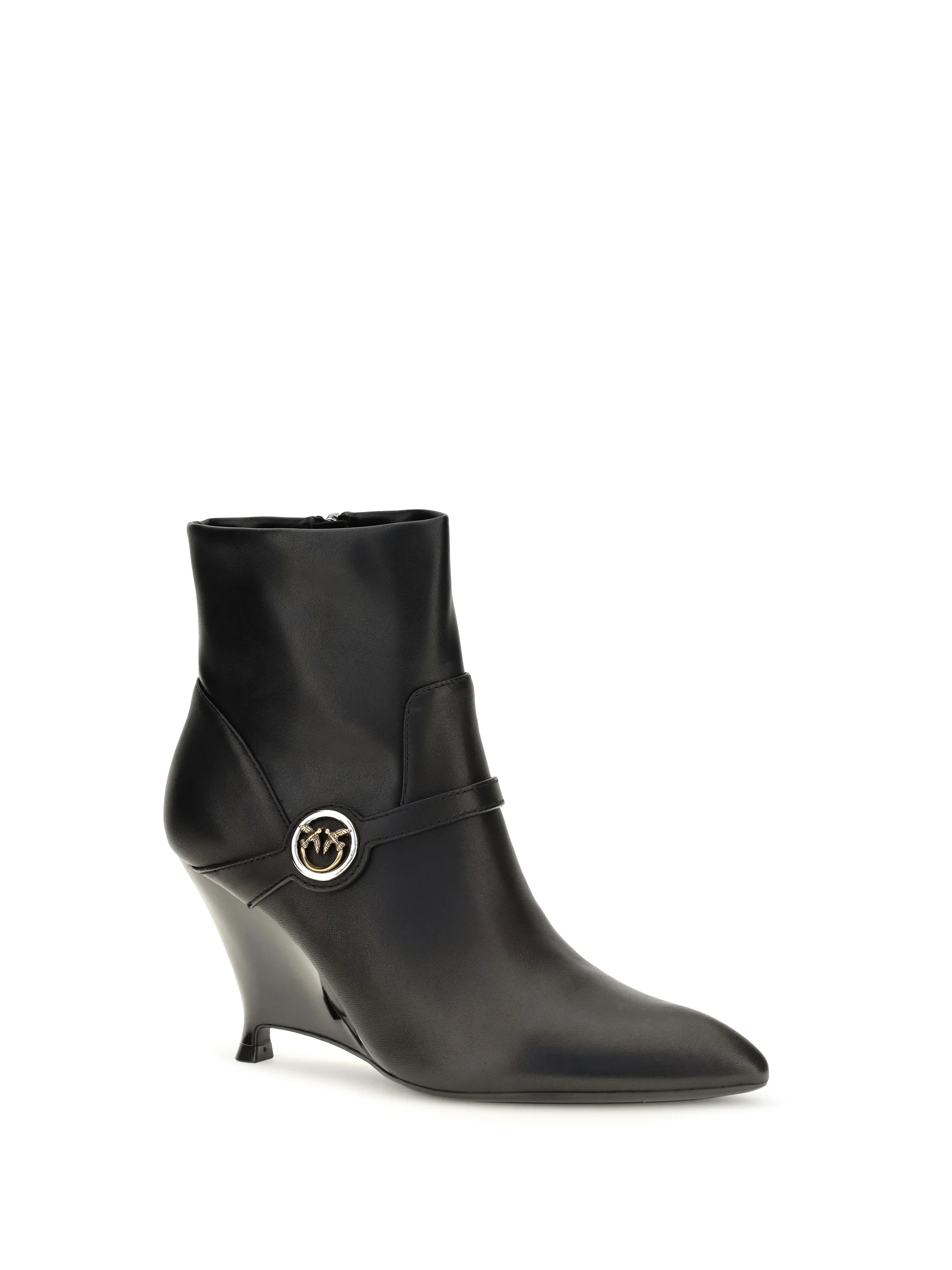 PINKO 36 gwen leather ankle boots