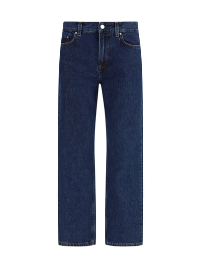 low straight denim
