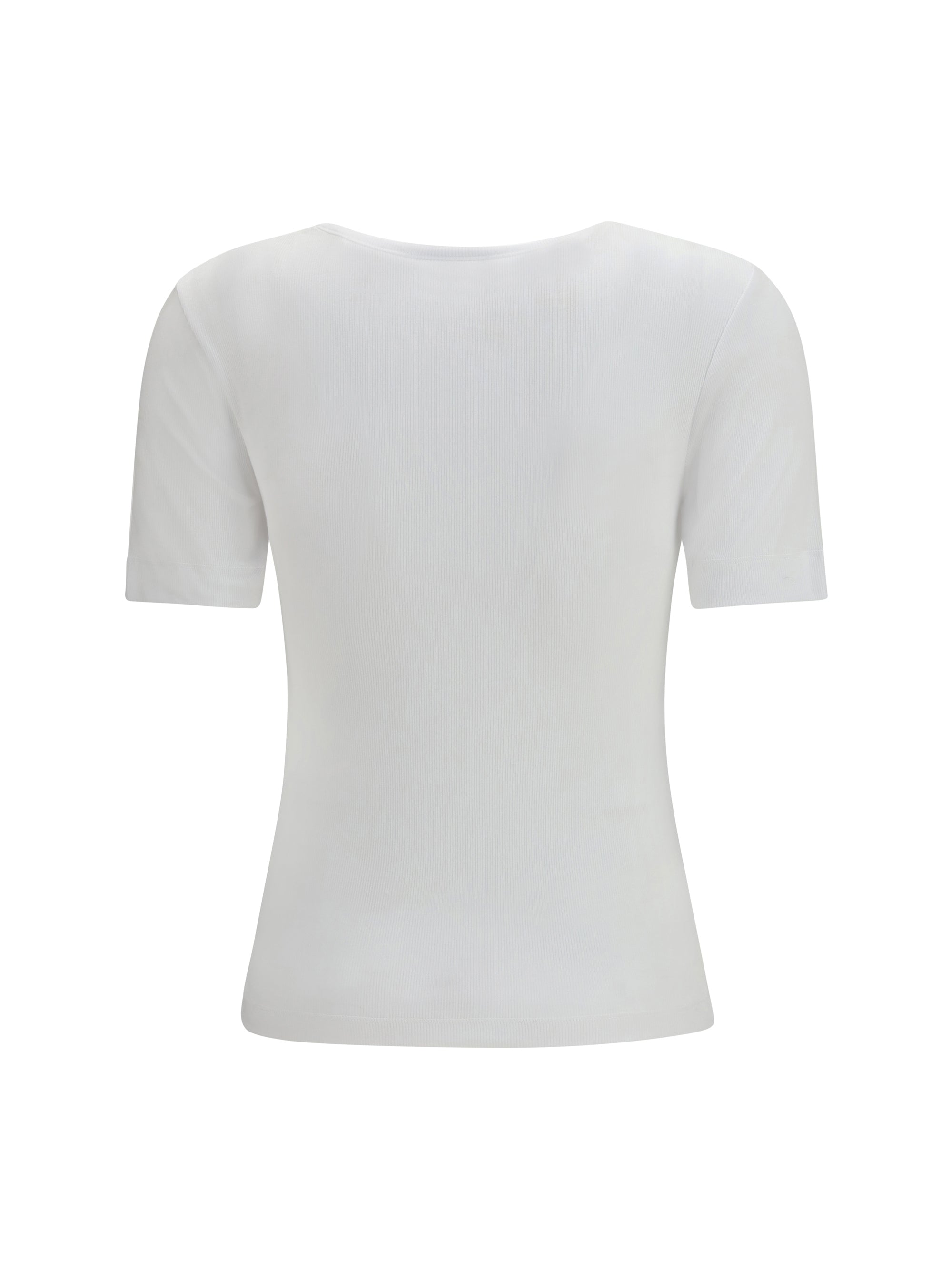 ribbed cotton t-shirt
