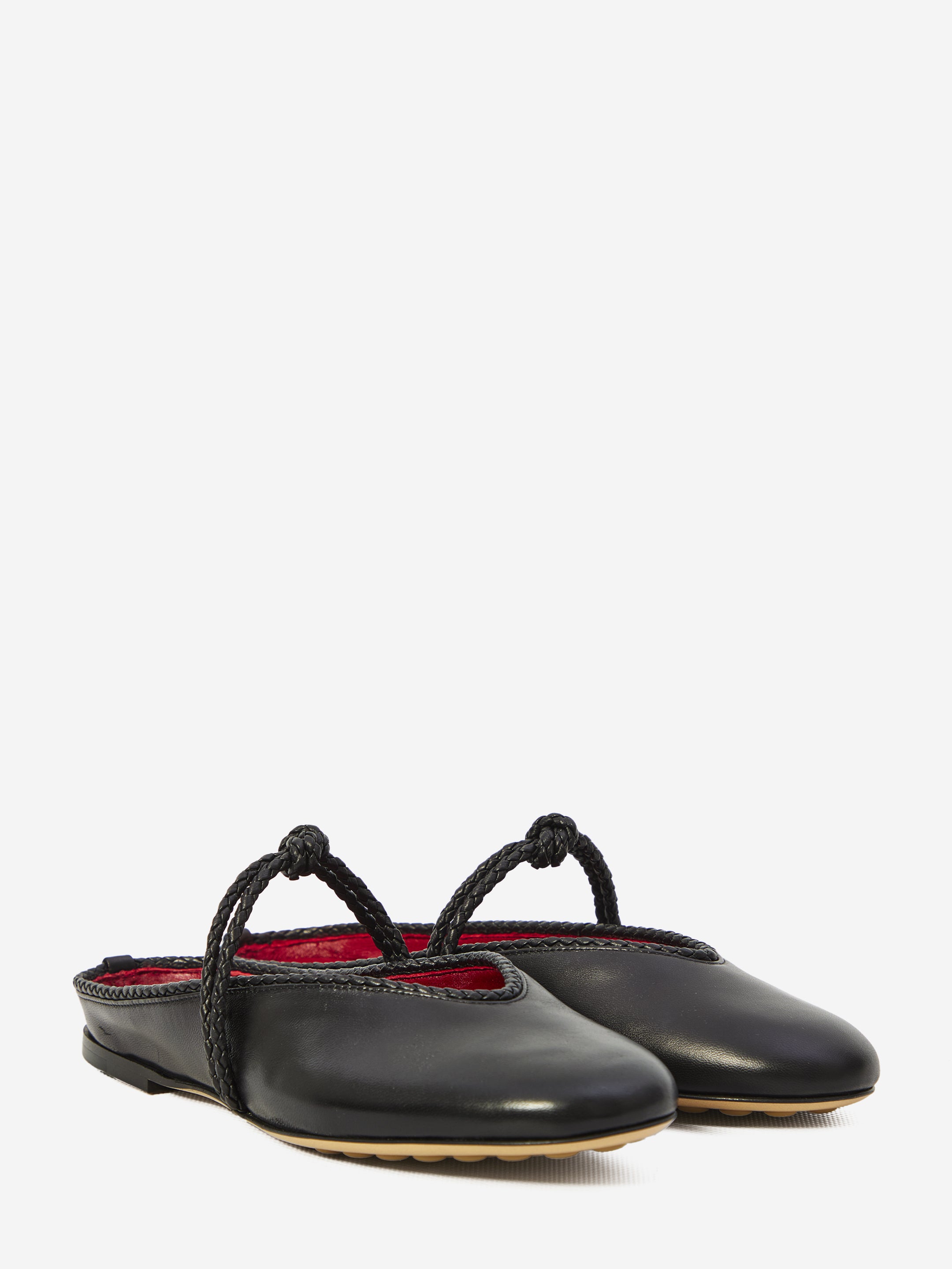 BOTTEGA VENETA 36½ ballerina flat open