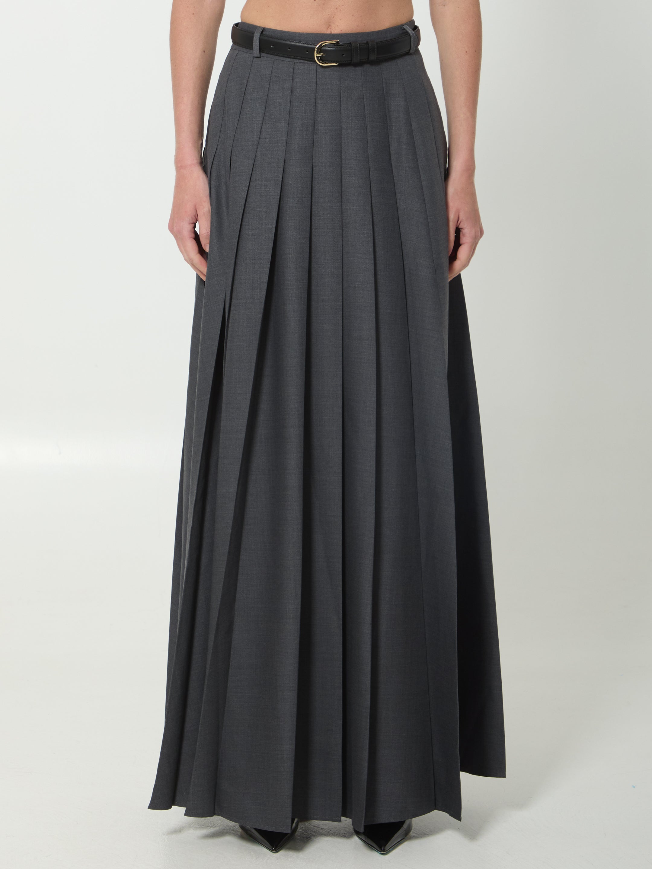 SELF PORTRAIT 10 pleated maxi dress