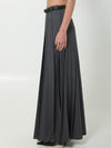 pleated maxi dress