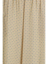 printed silk pants