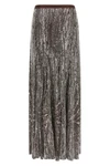 the rabanne long skirt stands out for its sartorial construction that combines f