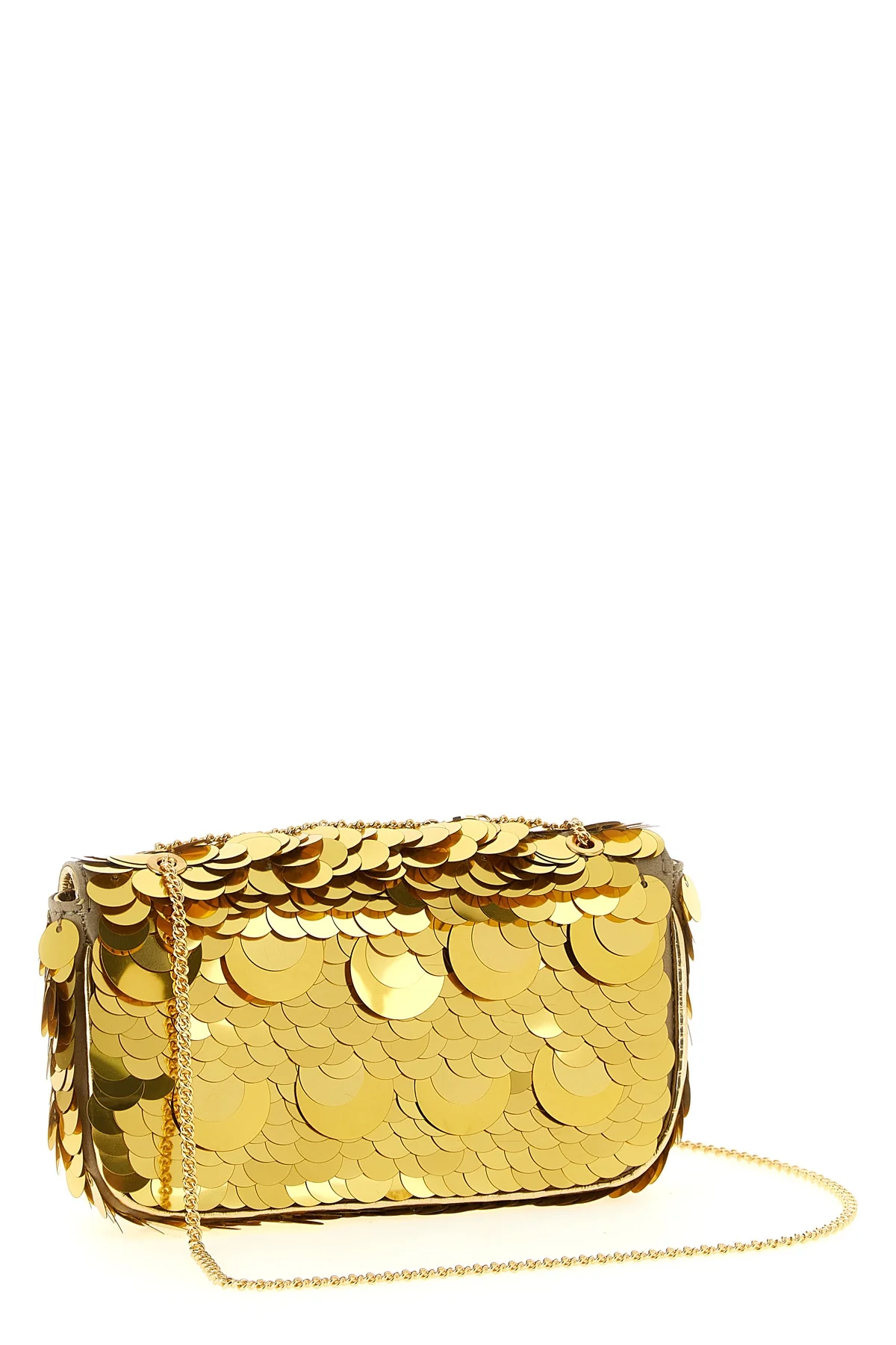 RABANNE OS the rabanne sparkle mini shoulder bag redefines the concept of light through a s