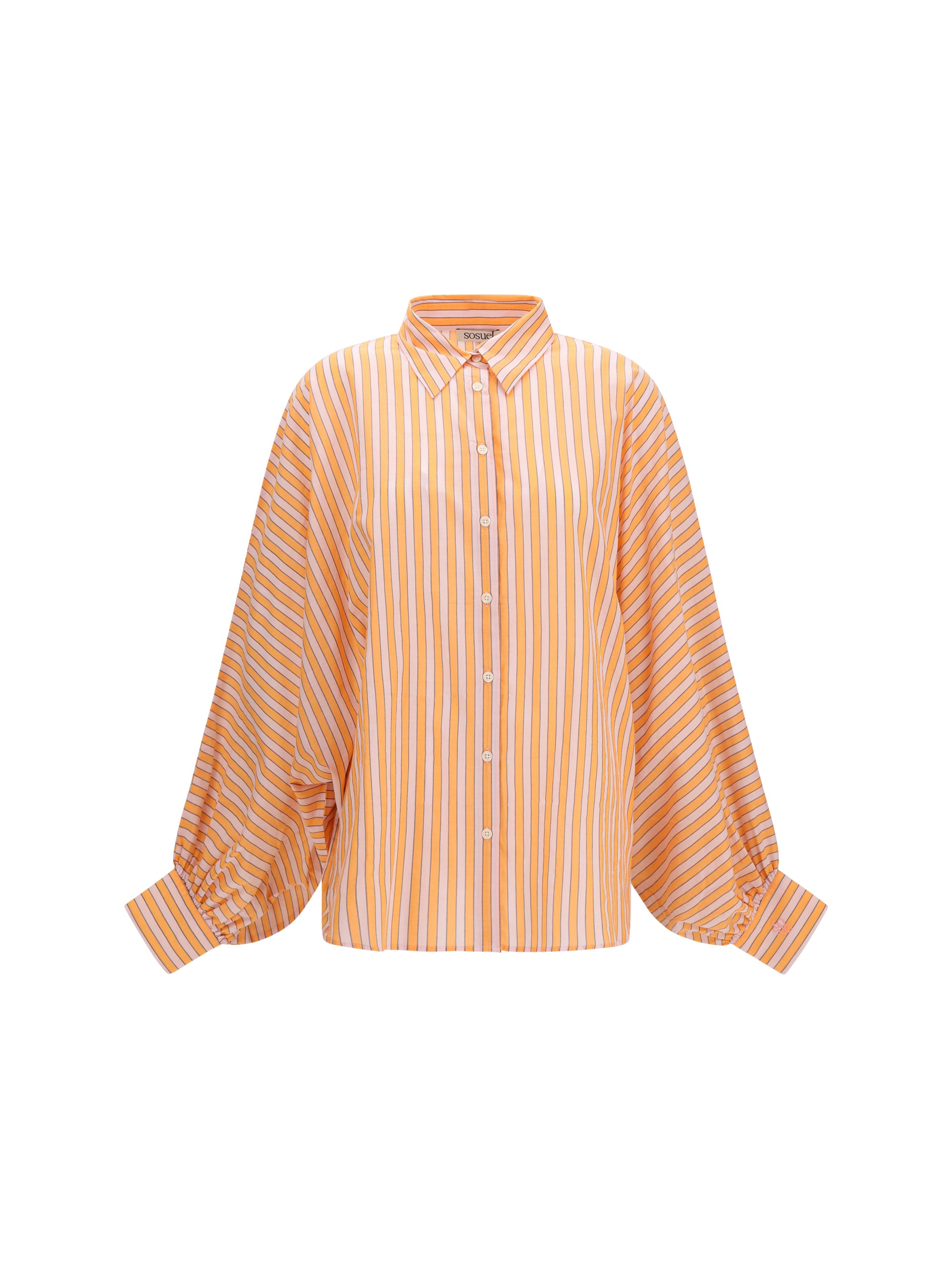 SOSUE OS antonia voile striped shirt