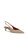 vlogo signature kitten-heel slingback pumps