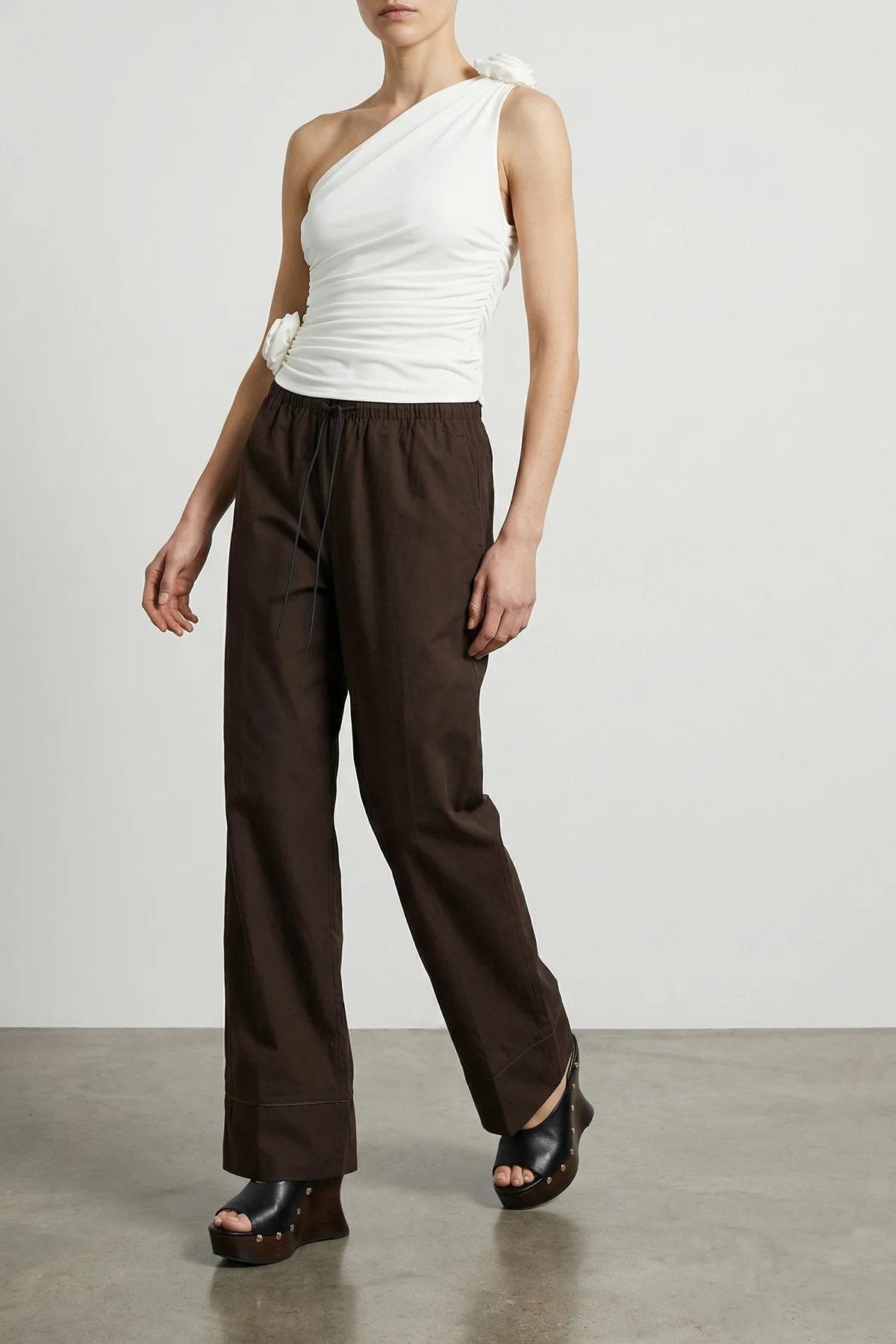 cotton poplin pants