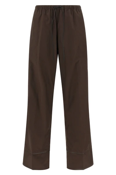 cotton poplin pants