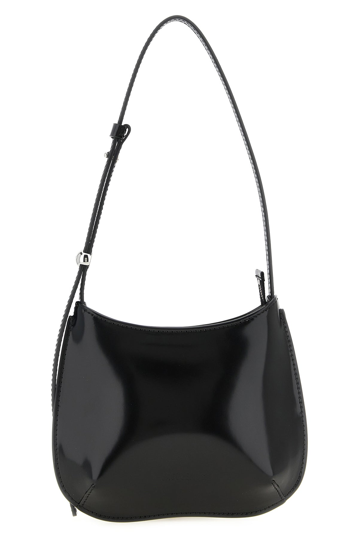 JACQUEMUS OS le petit bisou glossy leather shoulder bag
