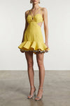 viscose mini dress