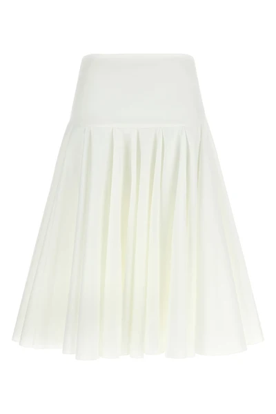 le jupon midi skirt in cotton poplin