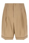 le short pastro bermuda shorts in textured linen