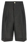 micro striped linen le short pastro bermuda shorts