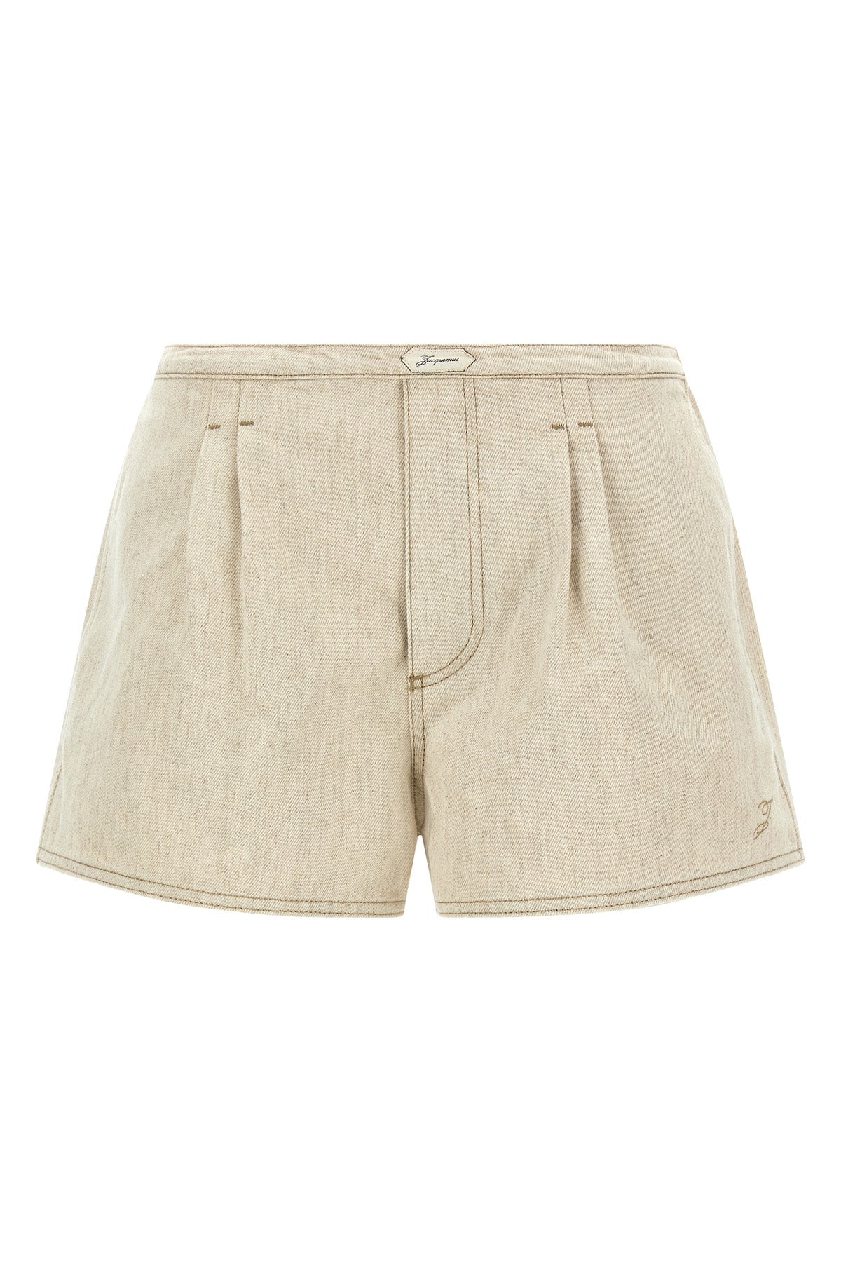 JACQUEMUS 40 le short de-nimes amelo hemp denim shorts