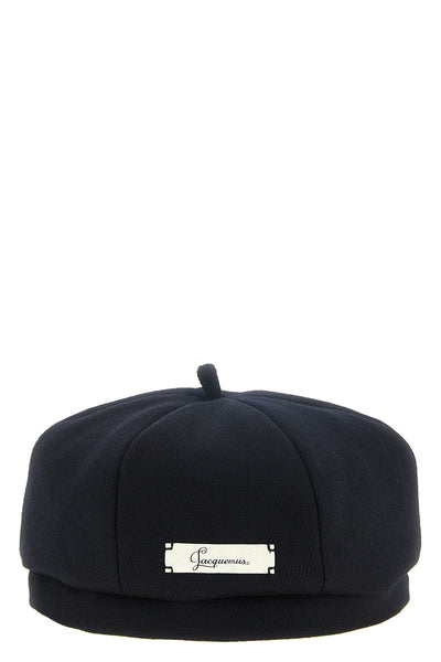 the jacquemus le basque cavallo beret in pure virgin wool is distinguished by