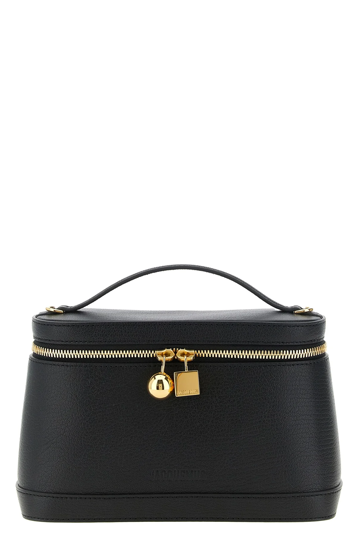 the jacquemus le petit vanity handbag defines a structured silhouette in fine