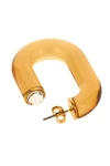 the rabanne bo resine earrings redefine contemporary elegance through a bold pla